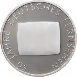 ALEMANIA 10 EUROS 2002 Ceca G PLATA SC SILVER TELEVISION