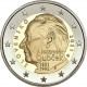 . 1 moneda x ESLOVAQUIA 2 EUROS 2021 ALEXANDER DUBCEK POLITICO SC MONEDA CONMEMORATIVA Slovakia coin