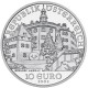 AUSTRIA 10 EUROS 2002 CASTILLO DE AMBRAS SCHLOSS PROOF estuche y MUSICOS MONEDA DE PLATA PROOF Österreich silver coin