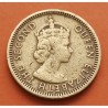 HONG KONG 5 CENTAVOS 1960 VALOR y REINA ISABEL II KM.29 MONEDA DE LATON MBC-  Colonia de Inglaterra