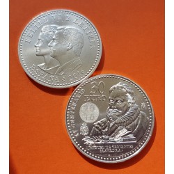 1 moneda NO BOLSA x ESPAÑA 30 EUROS 2016 IV CENTENARIO DE DON MIGUEL DE CERVANTES PLATA CONMEMORATIVA Edición Limitada SC