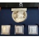 . 4 monedas x ESPAÑA 10 EUROS 2021 + 50 EUROS 2021 FRANCISCO DE GOYA PLATA PROOF @COLORES@ ESTUCHE FNMT Cincuentín 8 ONZAS