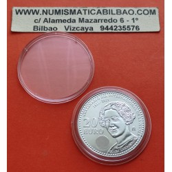 1 moneda NO BOLSA x ESPAÑA 20 EUROS 2011 CLARA CAMPOAMOR CENTENARIO DEL DIA DE LA MUJER PLATA SC