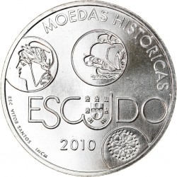 PORTUGAL 10 EUROS 2010 PLATA SC MONEDAS DE ESCUDOS SILVER