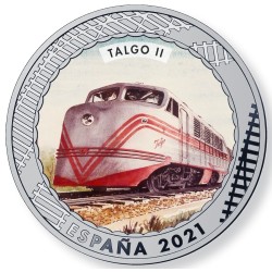 . 5 monedas + ALBUM GRATIS @ENVIO 22/DIC@ x ESPAÑA 1ª SERIE 1,50 EUROS 2021 HISTORIA DEL FERROCARRIL NICKEL 7.000 uds