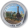 . 5 monedas + ALBUM GRATIS @ENVIO 22/DIC@ x ESPAÑA 1ª SERIE 1,50 EUROS 2021 HISTORIA DEL FERROCARRIL NICKEL 7.000 uds