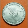 @Tipo CON VALOR 10 - Nº GRANDE@ CUBA 10 CENTAVOS 1981 COLIBRI Serie INTUR KM.415.1 MONEDA DE NICKEL SC-