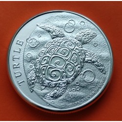 .FIJI ISLAS 2 DOLARES 2012 TORTUGA PLATA SC FIDJI ISLANDS