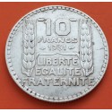 . FRANCIA 20 FRANCOS 1937 TURIN PLATA EBC Silver France Francs