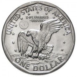 USA 1 DOLLAR 1980 D ANTHONY NICKEL UNC