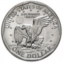 ESTADOS UNIDOS 1 DOLAR 1980 S SUSAN B. ANTHONY AGUILA SOBRE LA LUNA KM.207 MONEDA DE NICKEL SIN CIRCULAR USA 1 Dollar