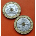 1 moneda x FRANCIA 20 FRANCOS 1992 MONTE SAINT MICHEL KM.1008 MONEDA BIMETALICA MBC France 20 Francs R/2