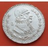 MEXICO 1 PESO 1960 BUSTO DE JOSE MORELOS KM.459 MONEDA DE PLATA BAJA EBC- Mejico