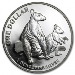 AUSTRALIA 1 DOLAR 2011 CANGURO PLATA Silver Kangaroo Känguru $1
