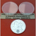 1 moneda NO BOLSA x ESPAÑA 12 EUROS 2004 BODA REAL REY FELIPE VI y DOÑA LETIZIA PLATA SC SI CAPSULA