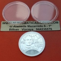 1 moneda NO BOLSA x ESPAÑA 12 EUROS 2006 V CENTENARIO DE CRISTOBAL COLON PLATA SC SILVER SI CAPSULA