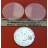1 moneda NO BOLSA @RARA@ x ESPAÑA 12 EUROS 2009 X ANIVERSARIO DE LA UNION ECONOMICA y MONETARIA SC PLATA + CAPSULA