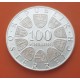 0,50 ONZAS x AUSTRIA 100 SCHILLINGS 1977 KREMSMUNSTER CALIZ KM 2934 MONEDA DE PLATA PROOF @IMPERFECCIONES@ silver coin