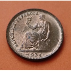 . 50 CENTIMOS 1937 SANTANDER PALENCIA BURGOS NICKEL ESPAÑA OF/2