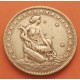 BRASIL 1000 REIS 1927 DAMA CON CORNUCOPIA KM.525 MONEDA DE LATON MBC- Brazil 1000 Reais