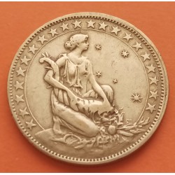 BRASIL 1000 REIS 1927 DAMA CON CORNUCOPIA KM.525 MONEDA DE LATON MBC- Brazil 1000 Reais