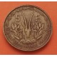 AFRICA OCCIDENTAL FRANCESA 5 FRANCOS 1956 ANTILOPE KM.5 MONEDA DE LATON MBC+ Hoy SENEGAL, NIGER, DAHOMEY, COSTA DE MARFIL