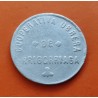 ARRIGORRIAGA 1 PESETA 1938 aprox. FICHA DE COOPERATIVA OBRERA MONEDA DE ALUMINIO MBC GUERRA CIVIL EUSKADI VIZCAYA
