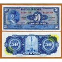 MEXICO 50 PESOS 1972 IGNACIO DE ALLENDE @SELLO AMARILLO@ Serie AA - B...451 Pick 49U BILLETE SC Mejico UNC BANKNOTE