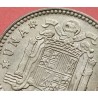 ESPAÑA 1 PESETA 1953 * 19 62 FRANCISCO FRANCO KM.775 MONEDA DE LATON SC @LEVE PATINA@