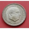 ESPAÑA 1 PESETA 1953 * 19 62 FRANCISCO FRANCO KM.775 MONEDA DE LATON SC @LEVE PATINA@