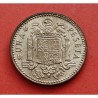 ESPAÑA 1 PESETA 1963 * 19 65 FRANCISCO FRANCO KM.775 MONEDA DE LATON SC @PATINA@ Estado Español