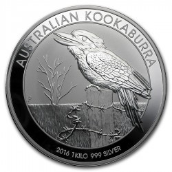 . .1 DOLAR 2016 AUSTRALIA KOOKABURRA PLATA Silver Oz Dollar