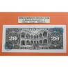 MEXICO 20 PESOS 1963 LA CORREGIDORA y PALACIO QUERETARO Sello AZUL Serie AIE-S Pick 54K BILLETE SC Mejico UNC BANKNOTE