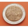 COLOMBIA 500 PESOS 2005 ARBOL DE GUACARI y VALOR KM.286 MONEDA BIMETAL MBC- Colombia