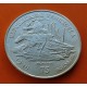 2 monedas x VENEZUELA 75 BOLIVARES 1980 JOSE DE SUCRE KM.54 + 100 BOLIVARES 1980 SIMON BOLIVAR PLATA SC-