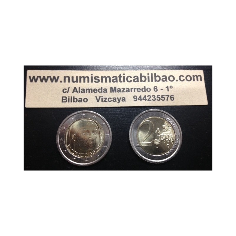 ITALIA 2 EUROS 2013 PINTOR GIOVANNI BOCCACCIO SC MONEDA BIMETALICA Italy