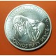 @RARA@ JERSEY 2,50 LIBRAS 1972 LANGOSTA KM.38 MONEDA DE PLATA SC Pounds silver Wedding LOBSTER