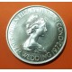 @RARA@ JERSEY 2,50 LIBRAS 1972 LANGOSTA KM.38 MONEDA DE PLATA SC Pounds silver Wedding LOBSTER