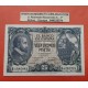 ESPAÑA 25 PESETAS 1940 JUAN DE HERRERA @AGUJEROS DE GRAPA@ Serie E 4383882 Pick 116 BILLETE MBC+ Spain banknote