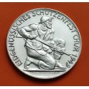 . RARA MEDALLA x SUIZA tipo 5 FRANCOS 1949 FESTIVAL DE TIRO en CHUR SHOOTING FESTIVAL PLATA @LUJO@ Switzerland silver medal