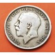 INGLATERRA 1/2 CORONA 1920 REY JORGE V KM.818.1A MONEDA DE PLATA MBC- Great Britain UK Half Crown silver coin