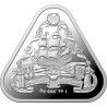 .@3º MONEDA de FORMA TRIANGULAR@ AUSTRALIA 1 DOLAR 2020 BARCO ZUYTDORP MONEDA DE PLATA PURA SC CAPSULA $1 Dollar 1 ONZA 2020 OZ