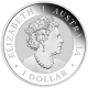 . .1 DOLAR 2016 AUSTRALIA AÑO LUNAR DEL MONO PLATA Silver Oz