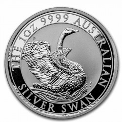 .@1 ONZA 2020@ AUSTRALIA 1 DOLAR 2020 SILVER SWAN Cisne de plata MONEDA DE PLATA PURA SC CAPSULA $1 Dollar Coin OZ silver