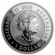 . .1 DOLAR 2016 AUSTRALIA AÑO LUNAR DEL MONO PLATA Silver Oz