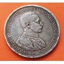 ALEMANIA 5 MARCOS 1913 A Estado de PRUSIA GUILLERMO II KM.536 MONEDA DE PLATA MBC- Germany 5 Marks silver