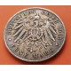 ALEMANIA 5 MARCOS 1913 A Estado de PRUSIA GUILLERMO II KM.536 MONEDA DE PLATA MBC- Germany 5 Marks silver