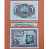 ESPAÑA 1 PESETA 1953 MARQUES DE SANTA CRUZ Serie V Pick 144 BILLETE SC SIN CIRCULAR Spain banknote