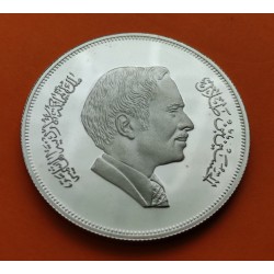 JORDANIA 3 DINARES 1981 AÑO DEL NIÑO Rey HUSSEIN KM.43 MONEDA DE PLATA SC The Hashemite Kingdom Of Jordan YEAR OF THE CHILD