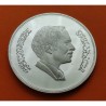 JORDANIA 3 DINARES 1981 AÑO DEL NIÑO Rey HUSSEIN KM.43 MONEDA DE PLATA SC The Hashemite Kingdom Of Jordan YEAR OF THE CHILD